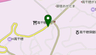 ホワイト急便 高千穂神社前店の地図画像