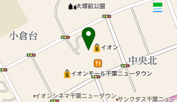 銀座コージーコーナー イオン千葉ニュータウン店の地図画像