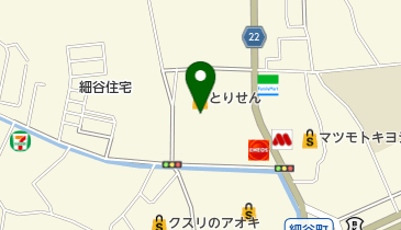 銀座コージーコーナー とりせん細谷の地図画像