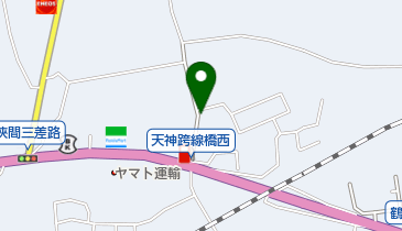 ホワイト急便 挾間店の地図画像