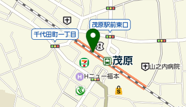 銀座コージーコーナー アルカード茂原店の地図画像