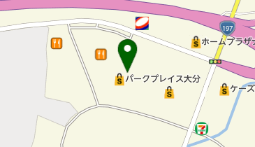 銀座コージーコーナー イオンパークプレイス大分店の地図画像