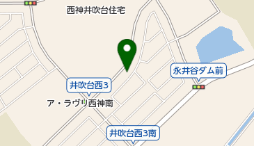 ホワイト急便 西神南(西町)店の地図画像