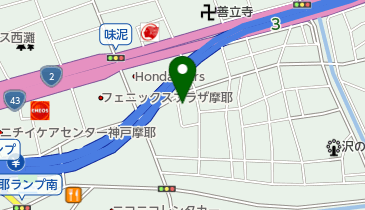 ホワイト急便 摩耶工場前店の地図画像