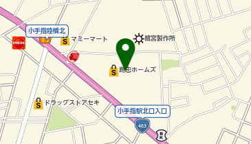 Gap Outlet ホームズ所沢店の地図画像