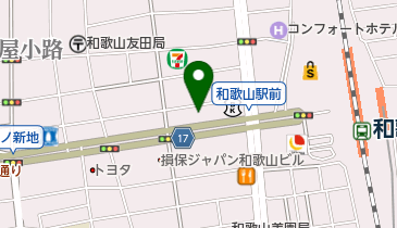 琥珀-KOHAKU(コハク)- 和歌山駅前通り店の地図画像