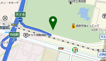 PANZA(パンザ)てんしばイーナの地図画像