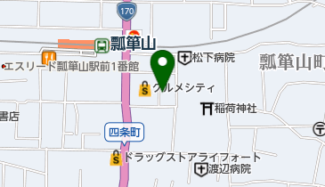 風月 瓢箪山店の地図画像
