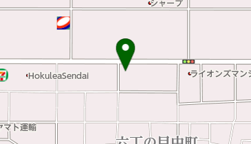 ブレドール 仙台六丁の目店の地図画像