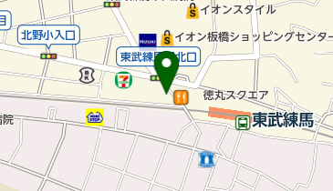 餃子酒場いちばん星の地図画像