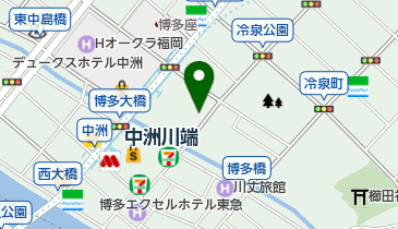 博多 蔵やしきの地図画像