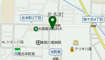 魚べい 八尾光町店の地図画像