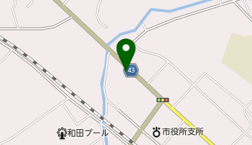 ホワイト急便 山沢屋店の地図画像