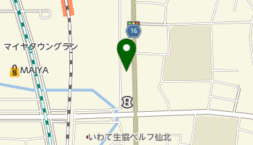 ホワイト急便 仙北2丁目店の地図画像