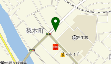 ホワイト急便 梨木店の地図画像