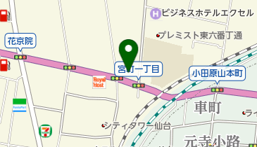 ホワイト急便 花京院店の地図画像