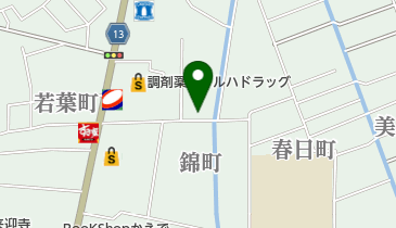 ホワイト急便 錦町店の地図画像