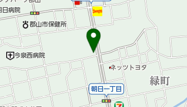 ホワイト急便 朝日店の地図画像
