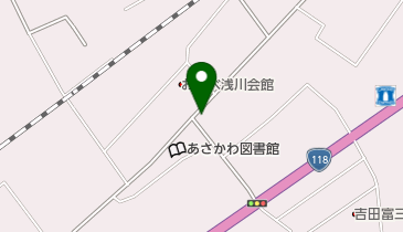 ホワイト急便 浅川店の地図画像