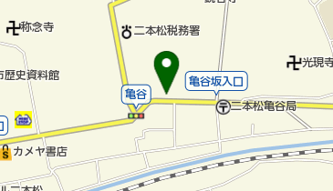 ホワイト急便 亀谷店の地図画像