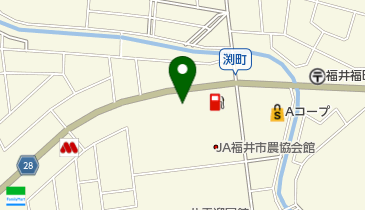 JA福井市 中央支店の地図画像
