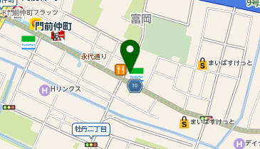 薬のヒグチ 富岡八幡店の地図画像