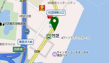 竹芝客船ターミナル指定喫煙場所1の地図画像