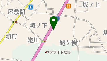 麺や飯や 仁の地図画像