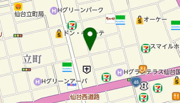 ジンギスカン仙羊の地図画像