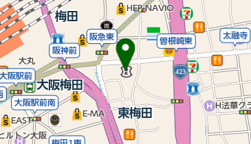 ONthe UMEDA (オンザ ウメダ)の地図画像