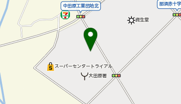 ヘアカラー専門店CASA COLOR(カーサカラー) トライアル大田原店の地図画像