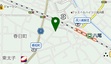 ガッツレンタカー JR八尾駅前店の地図画像