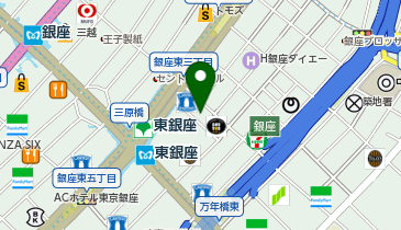 カフェ・ド・クリエ クインテッサホテル東京銀座店の地図画像