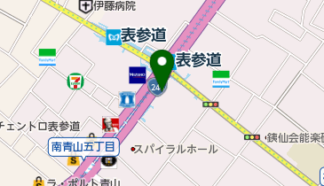 Berry UP!(ベリー アップ) 表参道店の地図画像