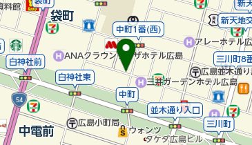 満マル 広島中町店の地図画像