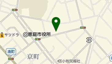 ホワイト急便 恵庭千頭店の地図画像