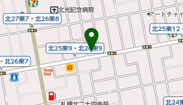 ホワイト急便 北文堂店の地図画像