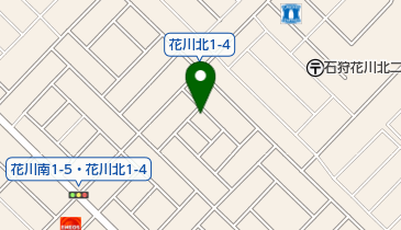 ホワイト急便 花川北1条店の地図画像