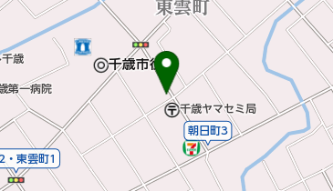 ホワイト急便 東雲町喜多店の地図画像