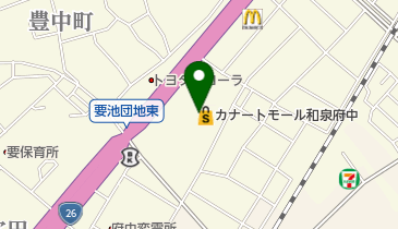 HAPiNS(ハピンズ) カナートモール和泉府中店の地図画像