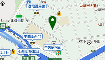 ステップゴルフ 元町中華街店の地図画像