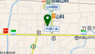 京都 クグロフ家 無印良品京都山科店の地図画像