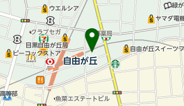 ダイソー フレル・ウィズ自由が丘店の地図画像