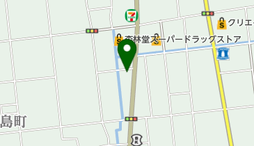 韓丼 浜松原島店の地図画像