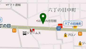エイブル仙台六丁の目店の地図画像