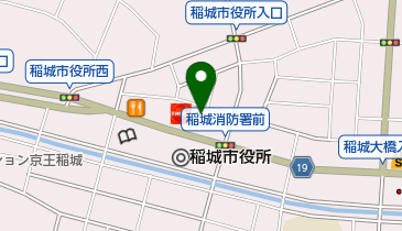 稲城市障害者総合相談センター マルシェいなぎの地図画像