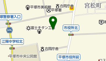 平塚市青少年会館の地図画像