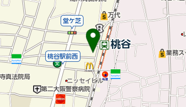 株式会社デサント 大阪オフィスの地図画像