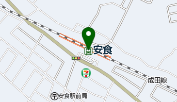 JR東日本 安食駅みどりの窓口の地図画像