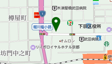 焼鳥つじや 京都駅前西店の地図画像